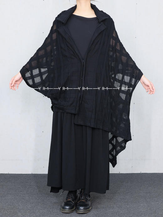 Y's ｜ 棉质网格的开衫夹克 商品图0