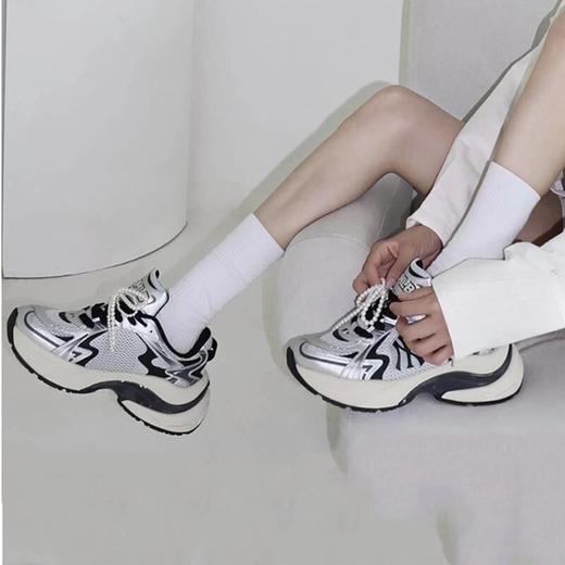 MLB流浪鞋张凌赫同款老爹鞋男鞋女鞋2024秋冬新款 商品图2