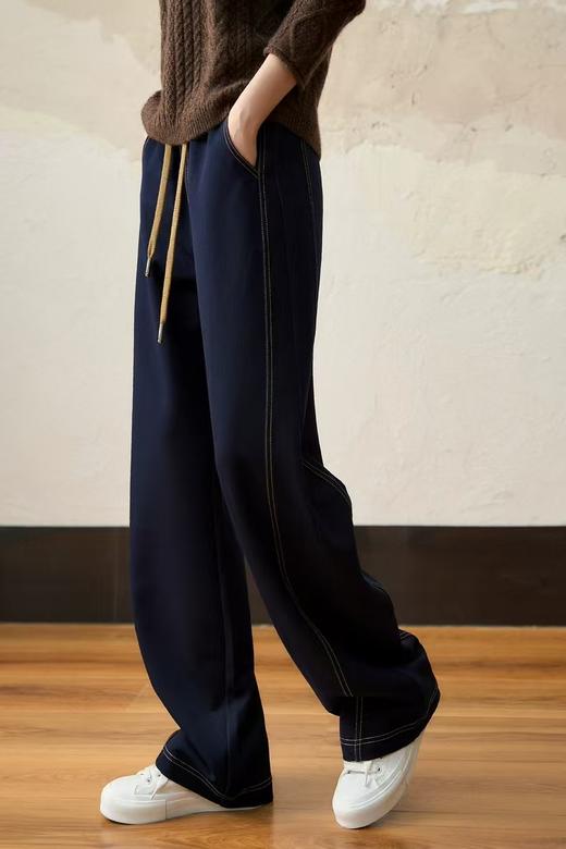 摩登牛仔镰刀神裤老钱风显瘦酷酷时髦加绒裤 商品图9