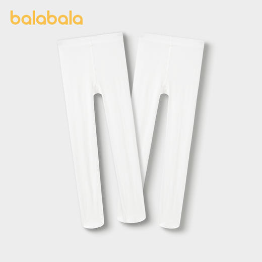 巴拉巴拉女童舞蹈袜儿童连裤袜女孩打底袜学生中大童天鹅绒两条装 商品图2