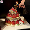 【圣诞新款】Hello Kitty草莓塔蛋糕  一层又一层的新鲜草莓，简直不要太诱人 商品缩略图9