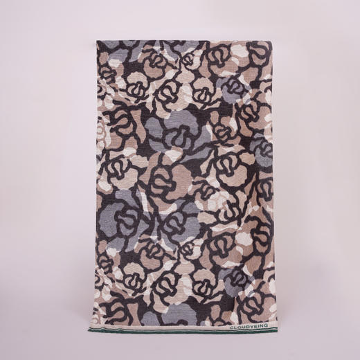 青云染/ClouDyeing 【繁花】丝绸 抗皱柞蚕丝披肩-送礼长巾 商品图3