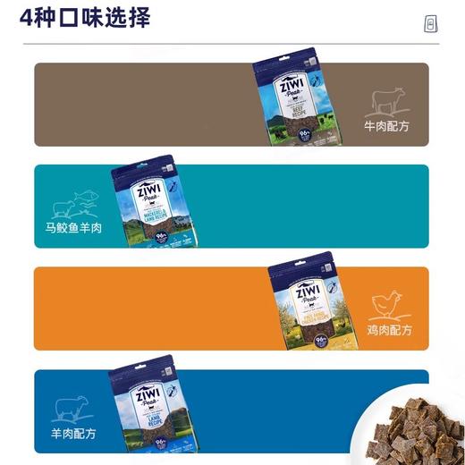 ziwi滋益巅峰猫粮风干肉干粮新西兰牛肉鲜肉无谷物全阶段进口主粮 商品图2
