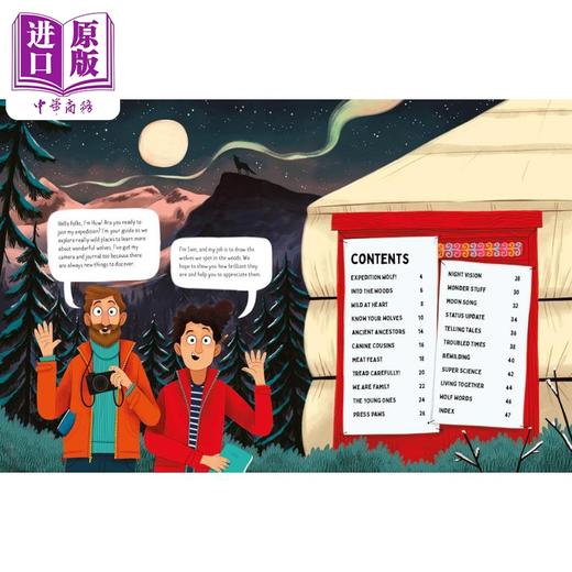 【中商原版】狼害怕黑暗吗 Are Wolves Afraid of the Dark 英文原版 儿童科普 动物知识百科图画书 精装精品绘本 进口童书 商品图1
