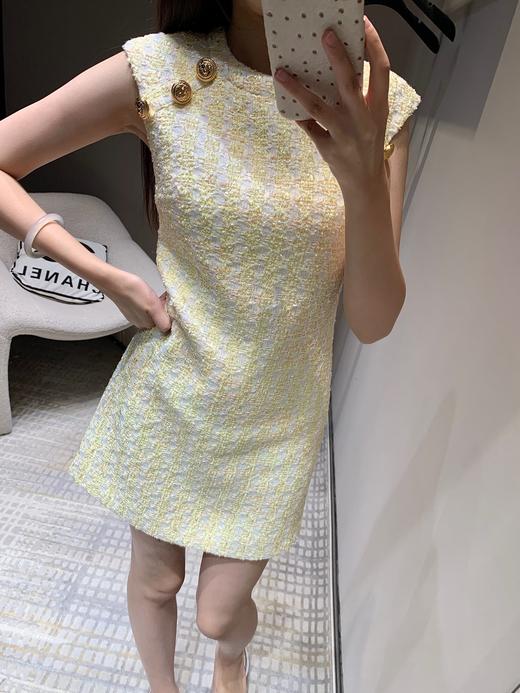 Balm*in巴尔曼24FW秋冬新款金扣装饰无袖背心连衣裙（UY*DQJB) 商品图7