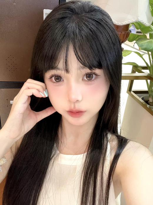 Con4u旗下 日抛· PoPo蜜桃泡泡· 14.5mm白狮参考着色大直径  十片装 商品图7