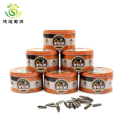 德道蜀源 香籽脆原味葵花籽 200克/罐 商品图1