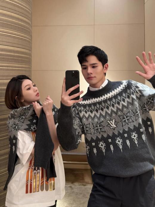 驴家滑雪SKI系列毛衣王鹤棣同款男女同款（UY*DY） 商品图0