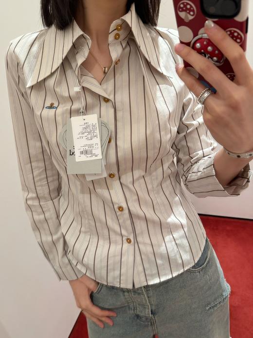 西太后V*viennewestwood家2024新款条纹衬衫（UY*NICE) 商品图14