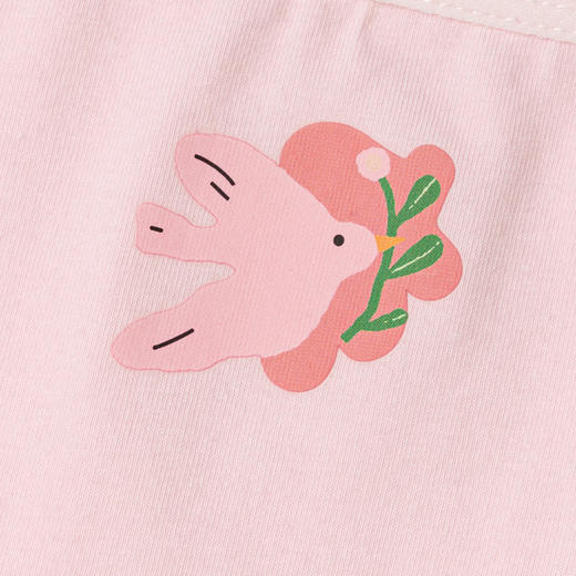 巴拉巴拉女童内裤棉a类儿童三角短裤小童宝宝亲肤萌不夹PP四条装 商品图3