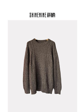 441443248慵懒麻花针织衫