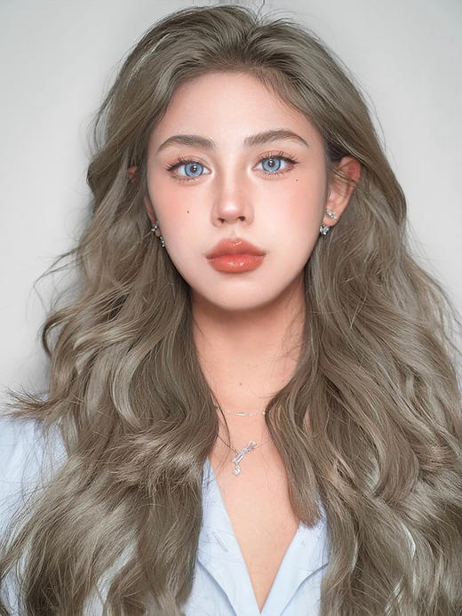 Paprikacon旗下 ·猫瞳印记&狼眼契约 14.5mm白狮参考着色待测  日抛十片装 商品图6