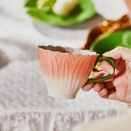 【杯碟】花开映喜 杯碟礼盒 商品图5