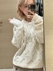 驴家24Fw秋冬新款绞花针织绵羊毛混纺套头衫（UY*DQJB) 商品缩略图12