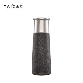 TAIC太可钛艺T型钛杯纯钛保温杯商务送礼轻奢高端茶水分离杯礼盒装