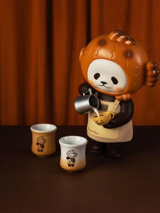 CCCLAY限定系列 | 白熊CoCo咖啡师系列 太妃糖渐变奶咖杯 商品图4