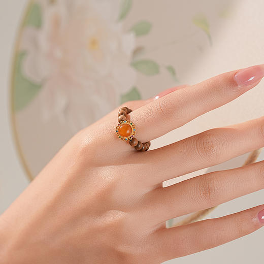 【蜜糖·老山檀蜜蜡手串·带证书】敦煌福泽小众祈福老山檀手串 商品图9