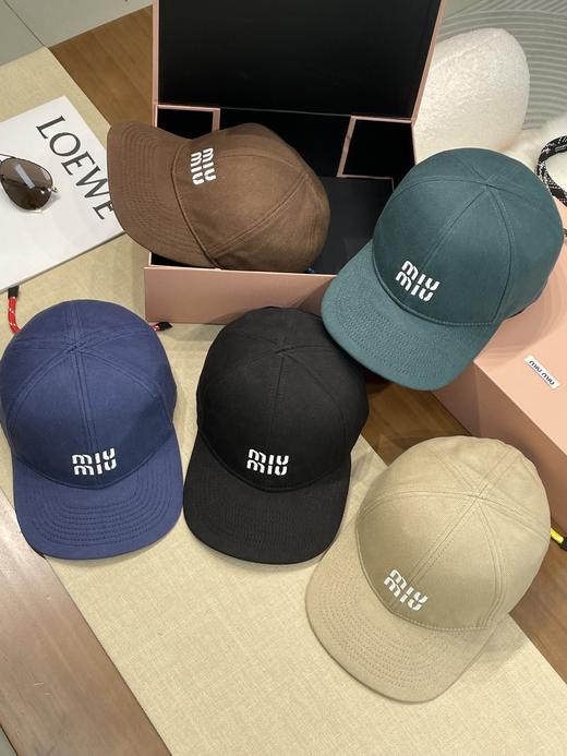 缪缪24新品柜子同步彩色抽绳棒球帽（UT*COCO） 商品图9