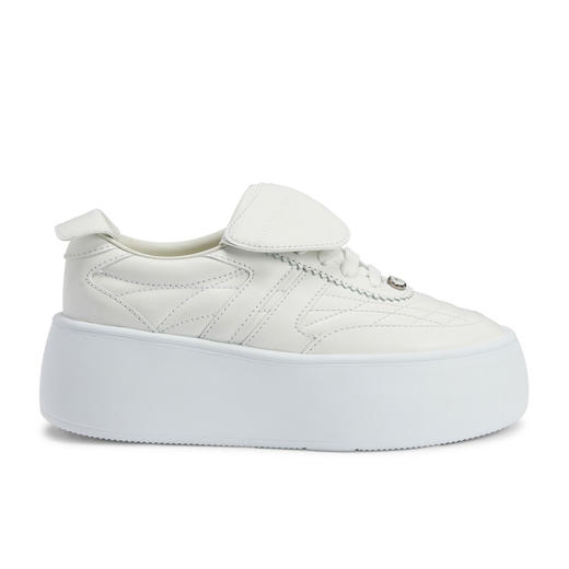 Giuseppe Zanotti 女士徽标贴片休闲运动鞋 白色 RW40021002 商品图0