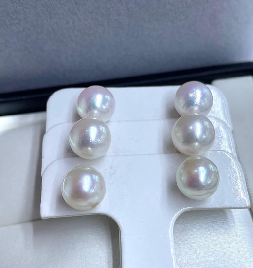 8mm-9mm akoya耳钉 商品图0