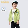 巴拉巴拉童装男童外套儿童上衣2025新款春装连帽纯棉华夫格时尚潮 商品缩略图0