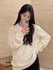 驴家24Fw秋冬新款绞花针织绵羊毛混纺套头衫（UY*DQJB) 商品缩略图10