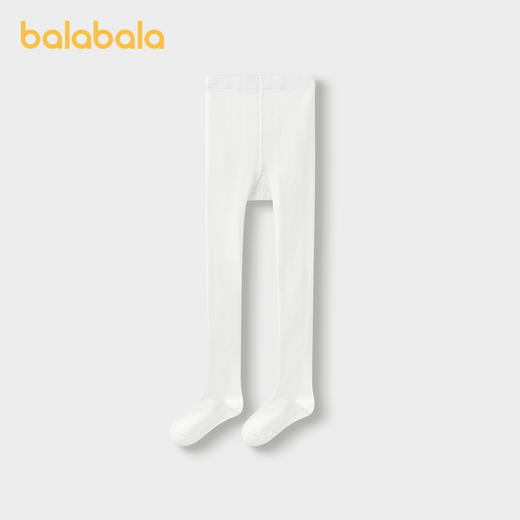 巴拉巴拉儿童连裤袜女孩打底袜学生大童女童舞蹈袜小童宝宝单条装 商品图1