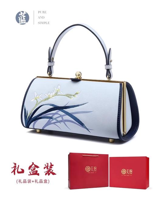 复古刺绣手提包，气质配旗袍包包链条斜挎小包P120117 商品图1