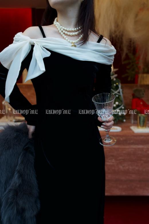 【门店同款】ENJOY冬季“漂亮朋友”蝴蝶结名媛轻礼服 160194166 商品图2