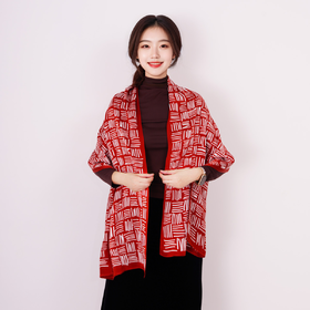 青云染/ClouDyeing 【霓裳】丝绸 抗皱桑蚕丝披肩-送礼长巾