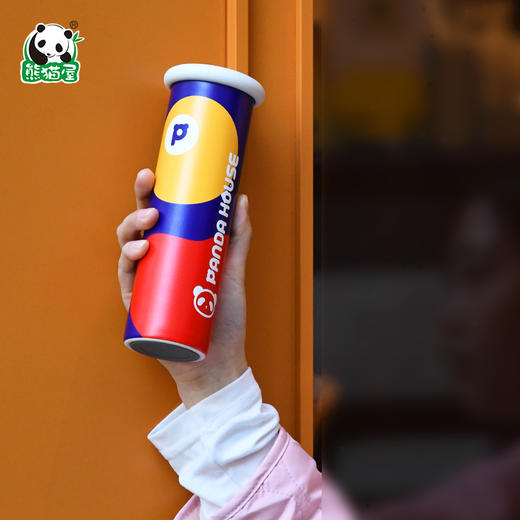熊猫屋PANDAHOUS 构成艺术保温杯 多款可选 商品图2