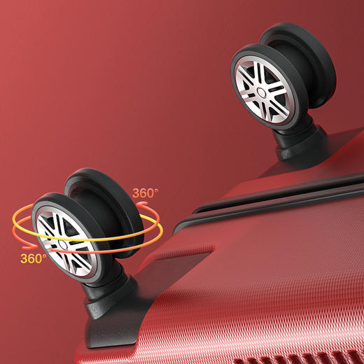 西屋Westinghouse- 20寸简约时尚旅行箱XL02宝石红 商品图1