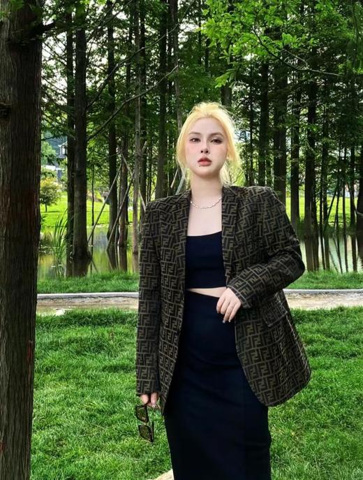 Fendi经典老花系列西装外套 商品图7