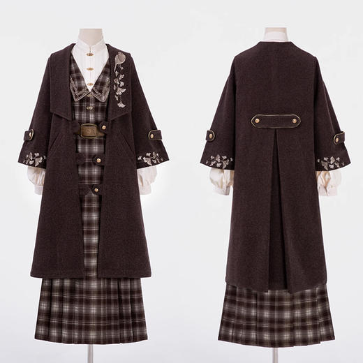 裁缝学苑AS386新中式国风改良汉元素大衣连衣裙套装纸样女装样板图纸 商品图6