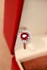 1ct刻面红宝石戒指 商品缩略图1