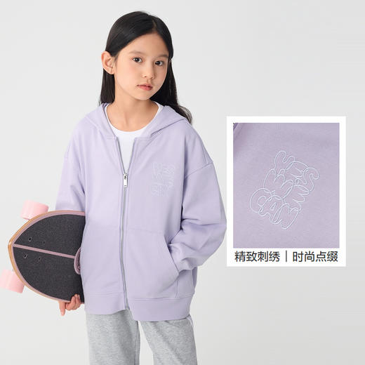 巴拉巴拉童装儿童卫衣男童2025新款春装女童百搭户外上衣简约时尚 商品图3