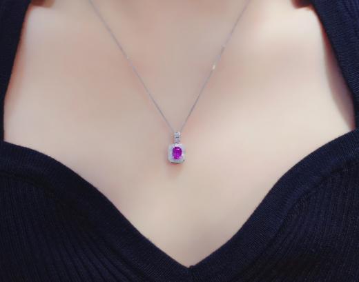 1.3ct刻面紫蓝宝吊坠 商品图4