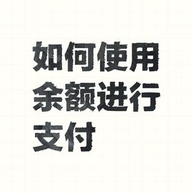 如何使用余额支付