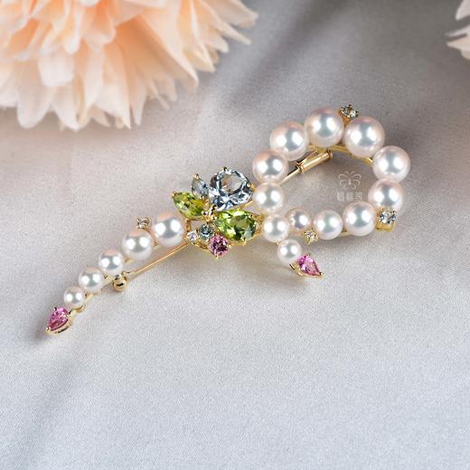【轻舞飞扬】珍珠胸针-ZZ2412058-、 商品图0