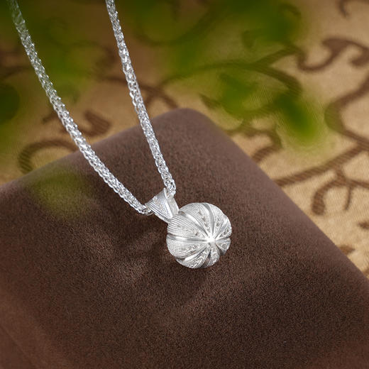 子佩集S990银【福气南瓜】吊坠【MX009】花丝(不含链)2411 商品图0