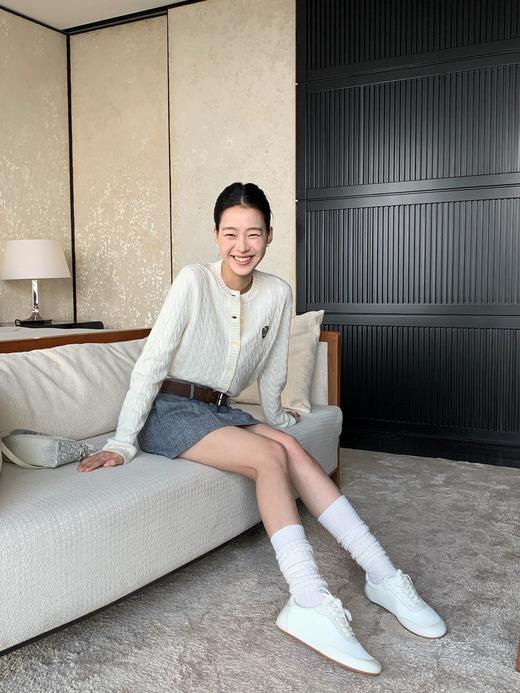 BrunelloCucin*lli24新款老钱风金丝徽章绞花修身羊绒针织开衫（UY*DQJB) 商品图6