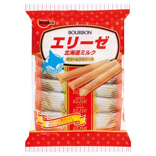 波路梦 牛奶味夹心威化饼干棒 57g/袋 商品图0
