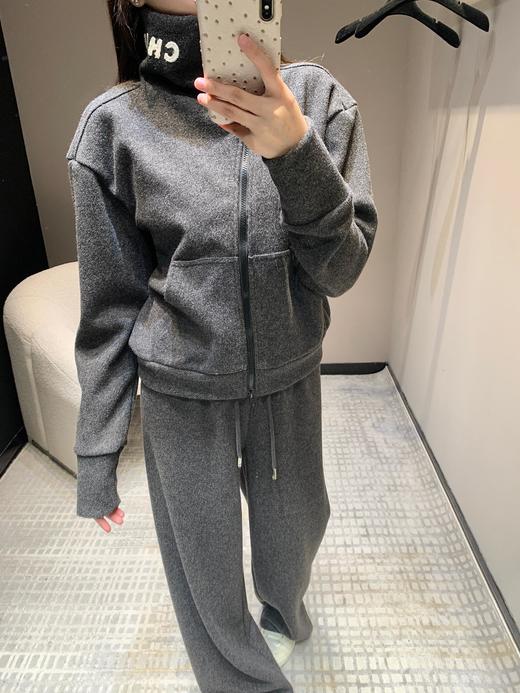 小众品牌24Fw秋冬新款休闲拉链加绒外套长裤套装（UY*DQJB） 商品图5