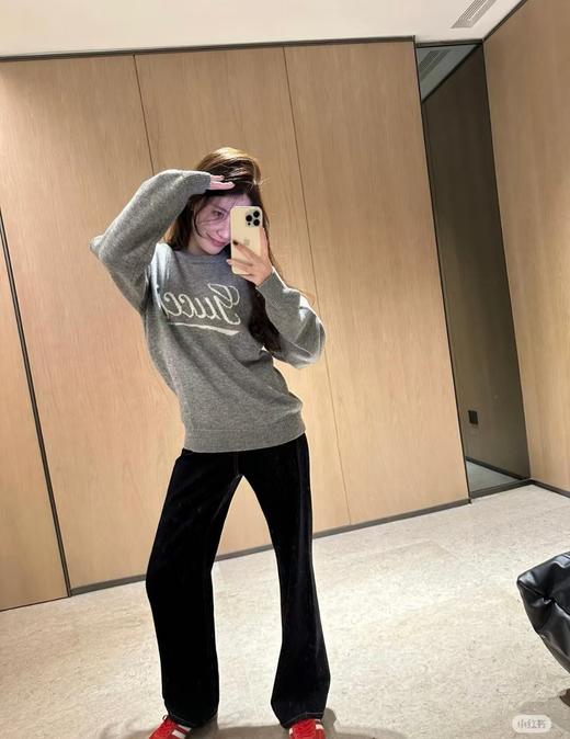 G家 新款灰色圆领毛衣（DY） 商品图3