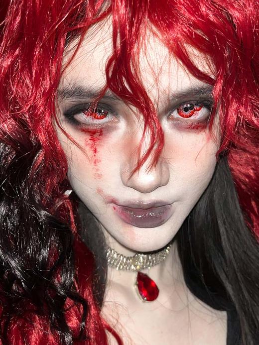 ninamind  半年抛 生灵中邪（重瞳子红） 直径14.5mm着色14.2mm 商品图2