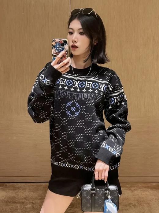 驴家秋冬穿搭logo花纹标识封神毛衣男女同款（UY*DY） 商品图7