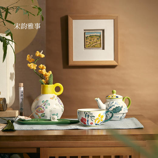 宋韵雅事 花瓶 茶具 香插  餐垫 画框套装 商品图0