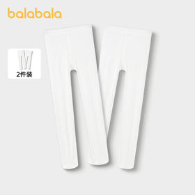 巴拉巴拉女童舞蹈袜儿童连裤袜女孩打底袜学生中大童天鹅绒两条装