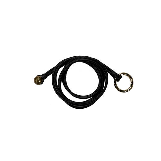 谜底牛皮革腰绳2025春新品百搭优雅设计感腰带皮带女士251MQ0407 商品图0