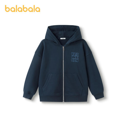 巴拉巴拉童装儿童卫衣男童2025新款春装女童百搭户外上衣简约时尚 商品图4